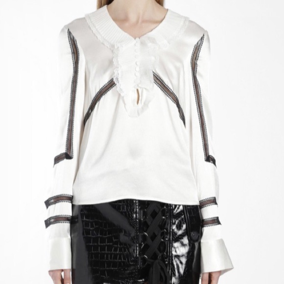 Self Portrait Blouse And Skirt Set